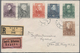 Österreich: 1931, Dichter, Attraktive Satzfrankatur Auf Orts-R-Express-Brief Von "WIEN 26...32" Ohne - Used Stamps