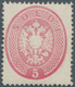 Österreich - Lombardei Und Venetien: 1863/1864, 5 Soldi Rosa Ungebraucht Mit Neugummi Und Falz, Foto - Lombardo-Venetien