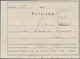 Österreich - Verwendung In Liechtenstein: 1874, Telegramm-Umschlag Der K.k.österreichischen Post (Ei - Other & Unclassified