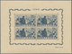 Delcampe - Portugal: 1946, Portuguese Castles ‚set Of Four‘ Miniature Sheets With Plate Numbers 1 To 4, Mint Ne - Covers & Documents