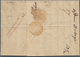 Russland - Vorphilatelie: 1825 FL From St. Petersburg To Bordeaux France, With Red PP And Also Red D - ...-1857 Vorphilatelie