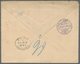 Russland: 1896/1902 Five Items All Sent From Different Telegraph PO Of St. Petersburg, Three Registe - Covers & Documents