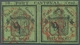Schweiz - Genf: 1843, 5+5c "Doppelgenf", Farbfrisch, Leicht Und Sauber Gestempelt Mit Roter Genferro - 1843-1852 Kantonalmarken Und Bundesmarken