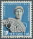 Schweiz: 1944, Schweiz, 30 Rp. Olympisches Komitee Mit Retusche "dunkler Fleck Im Linken Auge", Klar - Gebraucht