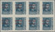 Spanien: 1938, Ferdinand II. Definitive Stamps 50c. Greyish-blue And 1pta. Blue With Red Opt. ‚corre - Other & Unclassified