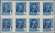 Spanien: 1938, Ferdinand II. Definitive Stamps 50c. Greyish-blue And 1pta. Blue With Red Opt. ‚corre - Other & Unclassified