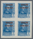 Spanien: 1938, Ferdinand II. Definitive Stamp 1pta. Blue With INVERTED Red Opt. 'correo Aereo' In An - Sonstige & Ohne Zuordnung