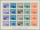 Spanien: 1938, Army And Navy Perforated And IMPERFORATED Miniature Sheets Numbered On Reverse, Mint - Sonstige & Ohne Zuordnung