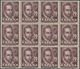 Spanien: 1948, Mateo Alemán 70c. Purple With Scarce Perf. 12¾ X 13 Block Of Twelve, Mint Never Hinge - Other & Unclassified