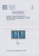 Spanien: 1955, Definitives "General Franco", 1pts. Blue, Colour Essay, Horizontal Pair, Unmounted Mi - Sonstige & Ohne Zuordnung