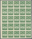 Delcampe - Spanien - Zwangszuschlagsmarken Für Barcelona: 1942, Town Hall Of Barcelona 5c. Green In Four IMPERF - Kriegssteuermarken