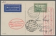 Zeppelinpost Deutschland: 1930, Rheinlandfahrt In Das Besetzte Gebiet, Sehr Seltene Fotokarte Mit EF - Airmail & Zeppelin