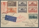 Zeppelinpost Deutschland: 1931, Ungarnfahrt-Zuleitung SAAR, Bundfrankatur Auf Blanko-Karte Ab Saarbr - Luft- Und Zeppelinpost