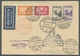 Zeppelinpost Deutschland: 1933, Saargebietsfahrt, Zuleitung Ungarn, Blanko-Karte Ab Budapest 20.6. M - Luft- Und Zeppelinpost