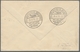 Zeppelinpost Deutschland: 1933, Saargebietsfahrt, Abschlussflug, Brief Mit Saarländischer Frankatur - Luft- Und Zeppelinpost