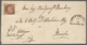 Bayern - Marken Und Briefe: 1849; 6 Kreuzer Braun In Type 1 Als Solofrankatur Auf Vollständig Weißem - Other & Unclassified