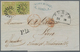 Delcampe - Bayern - Marken Und Briefe: 1850/51: Drei Briefe Und Zwei Briefstücke Mit Sehr Frühen Buntfrankature - Sonstige & Ohne Zuordnung