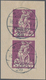 Bayern - Marken Und Briefe: 1920, 20 Pfg. Abschiedsaugabe, Type I Nur Oben Gezähnt Im Senkrechten Pa - Other & Unclassified