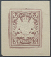 Bayern - Ganzsachen: 1876 (ca.), Ungezähnte Proben Der Ganzsachen-Wertstempel Zu 3 Pf., 5 Pf., 10 Pf - Sonstige & Ohne Zuordnung