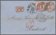 Thurn & Taxis - Marken Und Briefe: 1864, 18-Kreuzer-Frankatur Nach Spanien, Bestehend Aus 15 Kr. Bra - Sonstige & Ohne Zuordnung