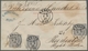 Norddeutscher Bund - Marken Und Briefe: 1869, 2 Groschen Graublau Gezähnt Als Mehrfachfrankatur Von - Other & Unclassified
