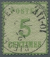 Elsass-Lothringen - Marken Und Briefe: 1870, 5 Centimes Mit Netzwerkspitzen Nach Unten, Zentrisch Ge - Other & Unclassified