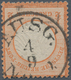 Deutsches Reich - Brustschild: 1872, Kleiner Schild ½ Gr. Orangerot Mit Seltenem Zentrischem Ausgabe - Sonstige & Ohne Zuordnung