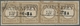 Deutsches Reich - Brustschild: 1872; Kleiner Schild 5 Groschen Graubraun Im Waagerechten Viererstrei - Sonstige & Ohne Zuordnung