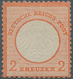 Deutsches Reich - Brustschild: 1872, Kleiner Schild 2 Kreuzer Rötlichorange, Ungebraucht Mit Origina - Sonstige & Ohne Zuordnung