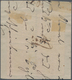 Deutsches Reich - Brustschild: 1872, Großer Schild ¼ Gr. Graupurpur Im Viererblock Auf Briefstück Mi - Sonstige & Ohne Zuordnung