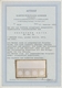 Deutsches Reich - Brustschild: 1874, Großer Schild 7 Kr. Graublau POSTFRISCHER Vierer-Streifen Mit K - Other & Unclassified