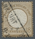 Deutsches Reich - Brustschild: 1874, Großer Brustschild 18 Kreuzer Mit Sauberem Rahmenstempel " Fran - Other & Unclassified
