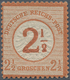 Deutsches Reich - Brustschild: 1872 Großer Schild 2½ Gr. Ungebraucht Mit Plattenfehler I B: Nach Lin - Other & Unclassified