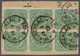 Deutsches Reich - Pfennig: 1880, 3 Pfg. Im 6er-Block Auf Briefstück Mit Glasklaren Abschlägen "WINDS - Sonstige & Ohne Zuordnung