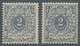 Deutsches Reich - Krone / Adler: 1900, 2 Pfg. Grau, Zwei Werte Mit Plattenfehler I "REIGHSPOST" Bzw. - Used Stamps