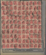Delcampe - Deutsches Reich - Germania: 1915/1922, 10 Pf Dkl'karminrot Germania, 500 Stück, 40 Pf Orange Ziffer, - Sonstige & Ohne Zuordnung