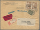 Deutsches Reich - Inflation: 1920, Paar Reichspostamt Berlin 1,50 M Braun Und Ziffern 10 Pf Mit WZ R - Unused Stamps
