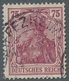 Deutsches Reich - Inflation: 1922, Germania 75 Pfg. Mit Wz Waffeln Rotkarmin, Sauber Gestempelt IFFE - Unused Stamps