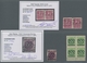 Deutsches Reich - Inflation: 1922-23, Drei Interessante Infla-Varianten: 241 Y (liegendes Wz.) Als G - Unused Stamps
