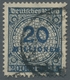 Deutsches Reich - Inflation: 1923, Korbdeckelmuster 20 Millionen Schwarzgrauultramarin Im Walzendruc - Unused Stamps