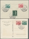 Deutsches Reich - 3. Reich: 1938, Gautheater 3 Kplt. Sätze Je Auf FDC, Dabei Die Gute Theater-Fotoka - Covers & Documents