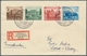 Deutsches Reich - 3. Reich: 1941, Leipziger Messe 2 Sätze Auf FDC's Mit Verschd. So.Stpl. Dabei Ents - Covers & Documents