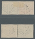 Deutsches Reich - Zusammendrucke: 1930, "15 + 25 Und 8 + 50 Pfg. IPOSTA", Die Beiden Waag. Zusammend - Zusammendrucke