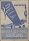 Deutsches Reich - Halbamtliche Flugmarken: 1933, "30 Pfg. Lebhaftrosarot" Mit SST Auf Beförderter Ka - Luft- Und Zeppelinpost