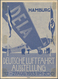 Deutsches Reich - Halbamtliche Flugmarken: 1923: Ballonfahrt Der Technischen Nothilfe Hamburg, Ungez - Luft- Und Zeppelinpost