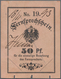 Deutsches Reich - Ganzsachen: 1889, Zwei Fernsprechscheine 50 Pf. Schwarz Auf Rosa, No. 19 Und No. 4 - Sonstige & Ohne Zuordnung