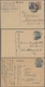 Delcampe - Deutsche Abstimmungsgebiete: Saargebiet - Ganzsachen: 1920-21, Zusammenstellung Von 15 Gebrauchten G - Postal Stationery