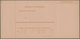 Deutsche Abstimmungsgebiete: Saargebiet - Ganzsachen: 1920, "25 Pfg. Germania/Saargebiet", Ungebrauc - Postal Stationery