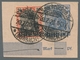 Deutsche Abstimmungsgebiete: Saargebiet - Ganzsachen: 1920, "20 Pfg. Germania/Saargebiet", Mit Zusat - Postal Stationery