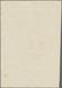 Saarland (1947/56): 1947, "12, 24 Und 75 Pfg. Dunkelolivgrün Als Vorlage-Probedrucke", Ungezähnte Pr - Ungebraucht